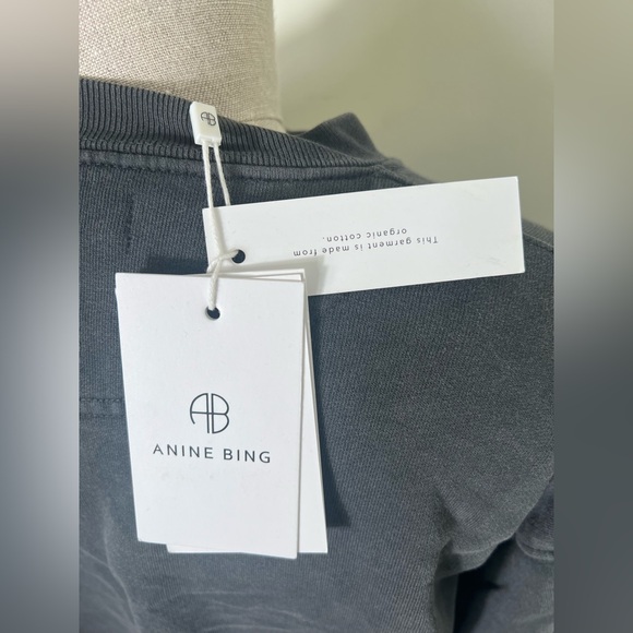 ANINE BING Ramona Sweatshirt University Paris - Picture 6 of 8